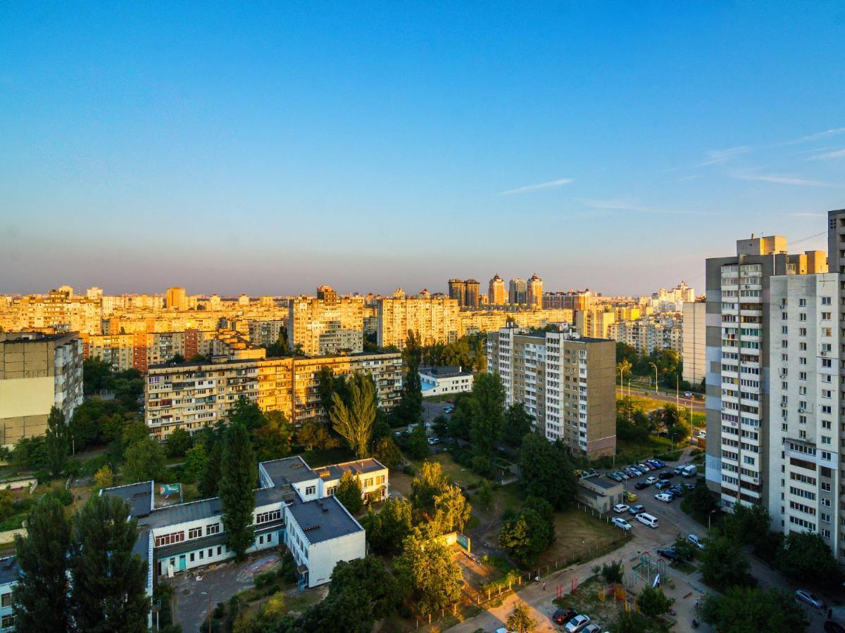 Kvartirkoff Na Bogatirskaya 6A, 17 Floor Киев Экстерьер фото